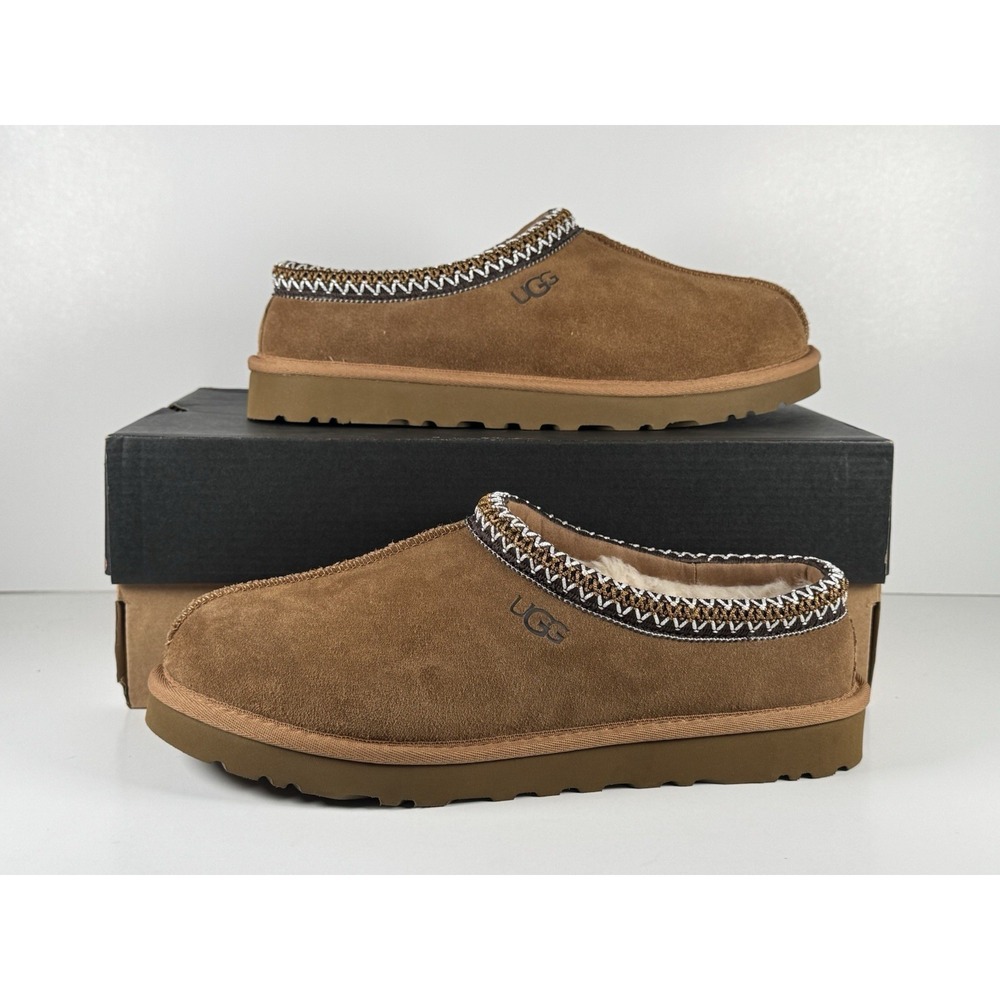 UGG Tasman Slippers Men's‎ Size 9 Chestnut 5950 Brand New With Box